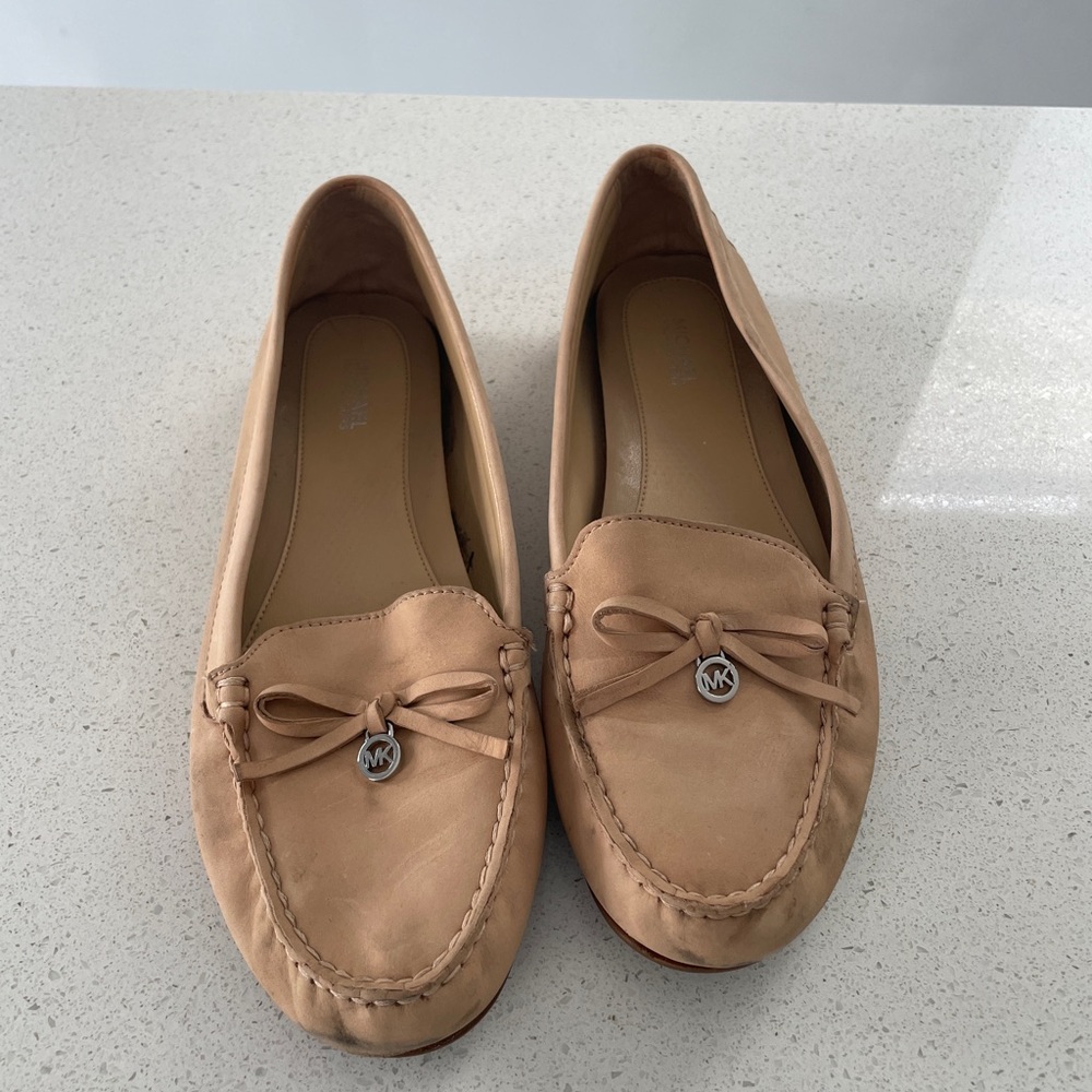 Michael Kors Tan Moccasins